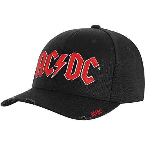 AC/DC Hat Logo Cap Velcro- Officially Licensed – Vintage Merch