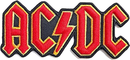 AC/DC Iron On Patch - 3D Embroidered