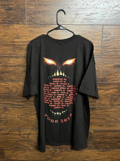 Disturbed T-shirt Asylum Release 2010 Tour Shirt 2XL