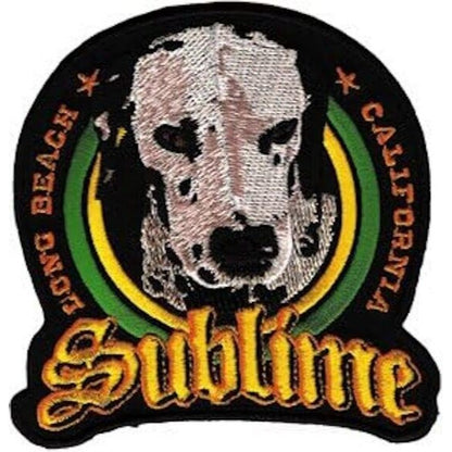 Sublime Lou Dog Patch New Rock Band Iron-on Embroidered Iron on