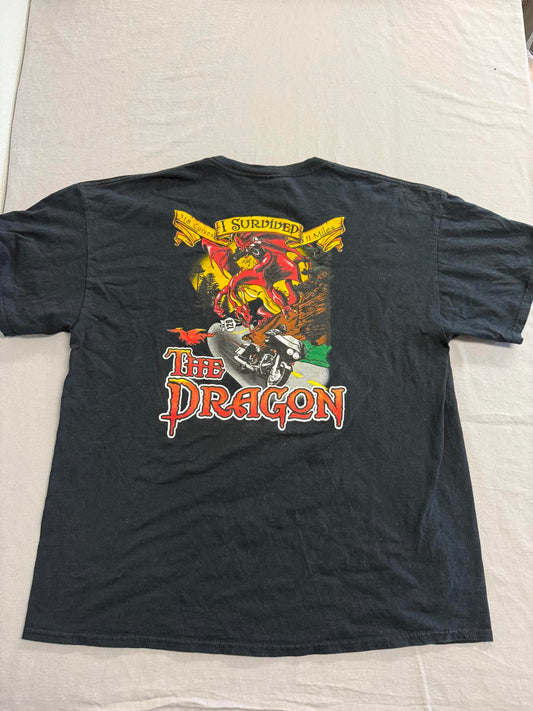 Biker Deal's Gap Motorcycle Resort I Survived the Dragon -XL