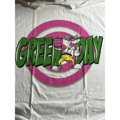 Vintage Green Day T-shirt - 2010 Cartoon Green Day Merch - 2XL