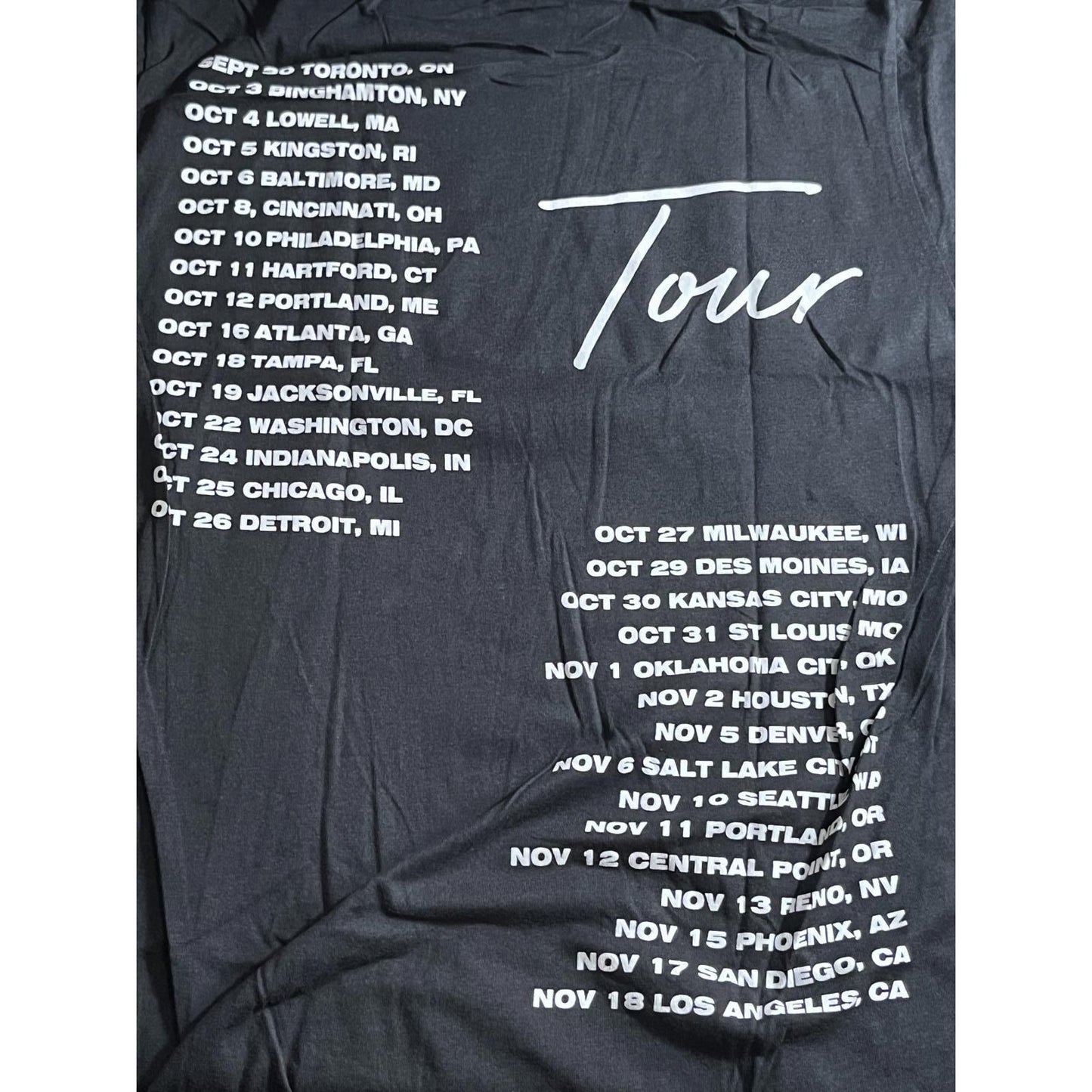 Young Thug Tour Tee -Live in Concert 2019 Tour Tee T-shirt - S