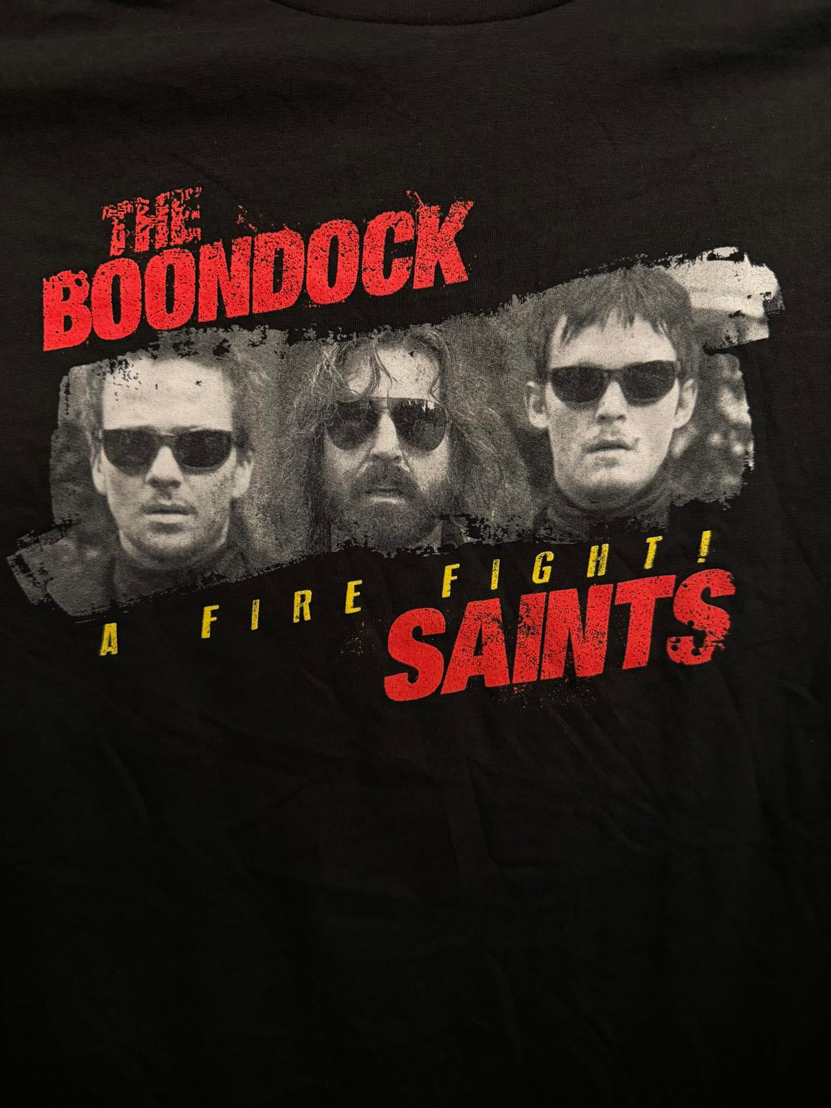 The Boondock Saints Movie T-shirt A Fire Fight Scene Tee