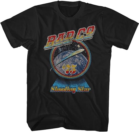 Bad Company Band Mens T-shirt - Shooting Star - Officially Licensed