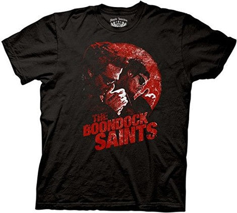 Boondock Saints Movie Smoking Mens T-shirt Officially Licensed