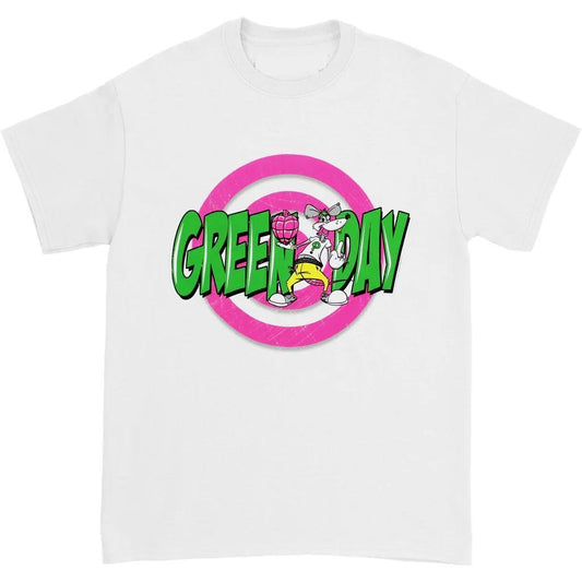 Vintage Green Day T-shirt - 2010 Cartoon Green Day Merch - 2XL