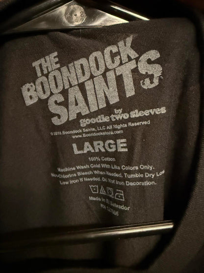 The Boondock Saints Movie T-shirt A Fire Fight Scene Tee