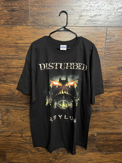Disturbed T-shirt Asylum Release 2010 Tour Shirt 2XL