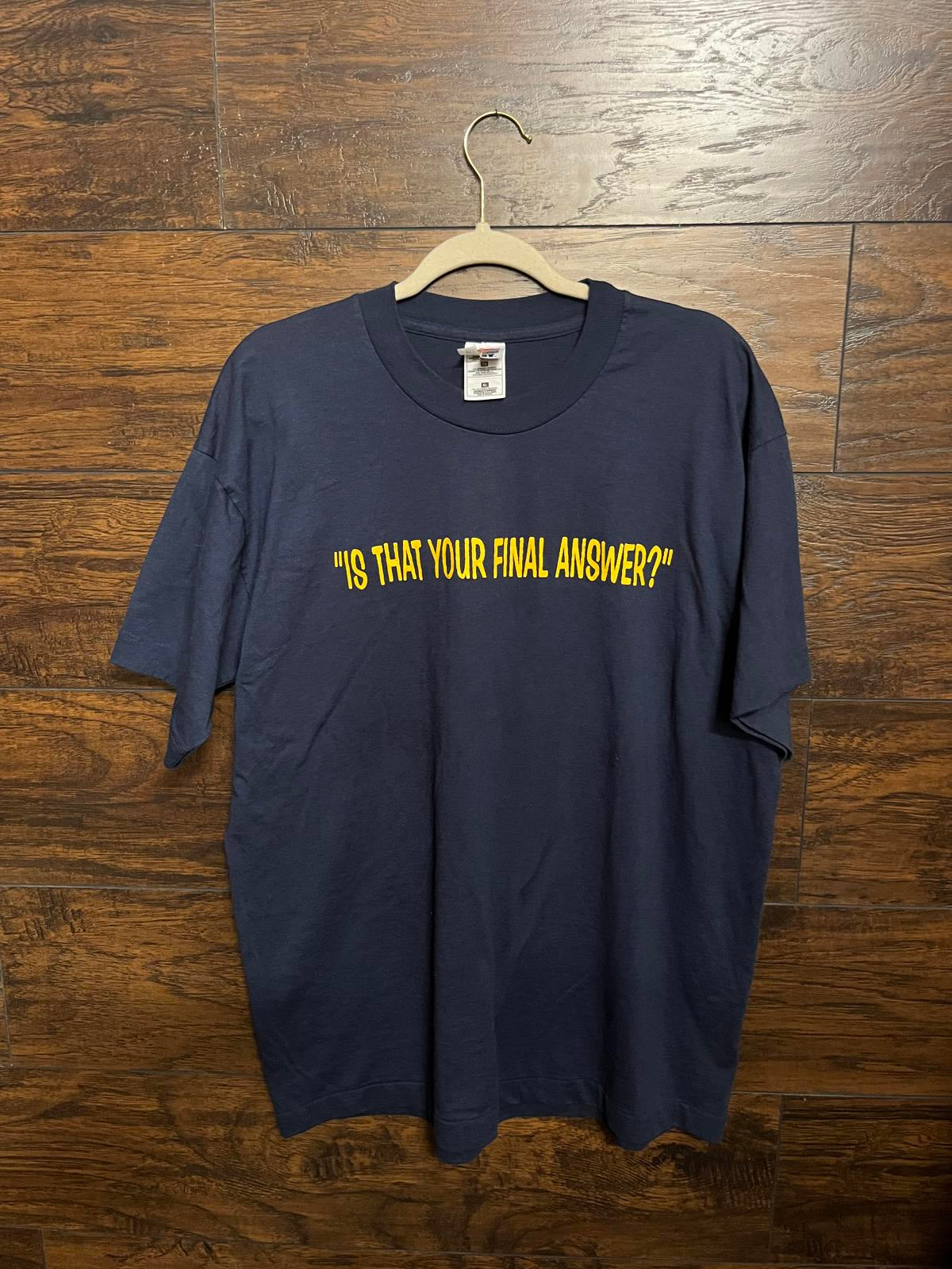 God Tee Who wants to be a Millionaire? TV Show XL