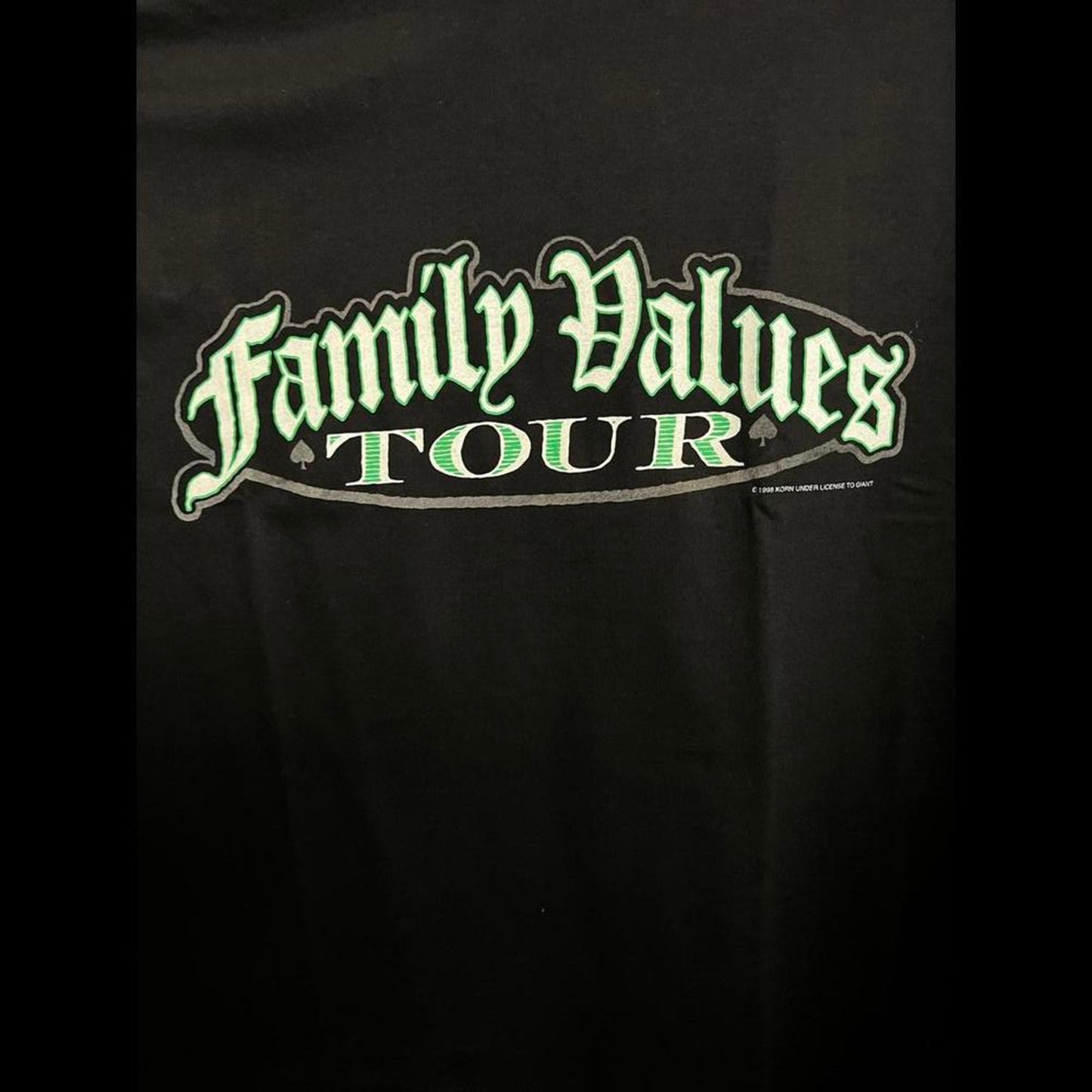 Vintage 1998 Family Values Tour T-shirt Merch - Band Giant Tag Korn Tour Shirt Never Worn - XL