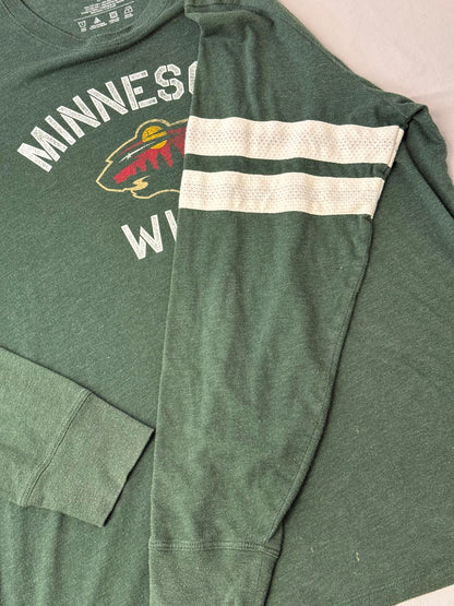 Minnesota Wild L/S Hockey T-shirt Jersey - '47 Brand - L