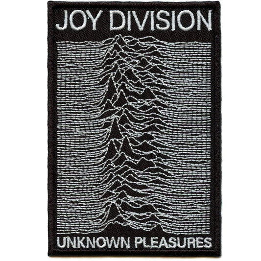 Joy Division Unknown Pleasures Patch New Rock Band Iron-on Embroidered Iron on