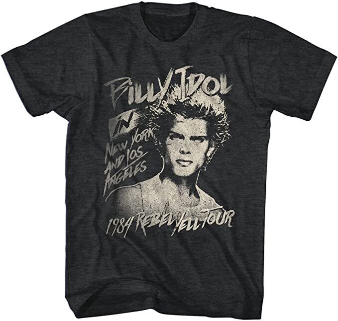 Billy Idol T-shirt - Rebel Yell Tour 1984 Brand New - NWT - Band Tees