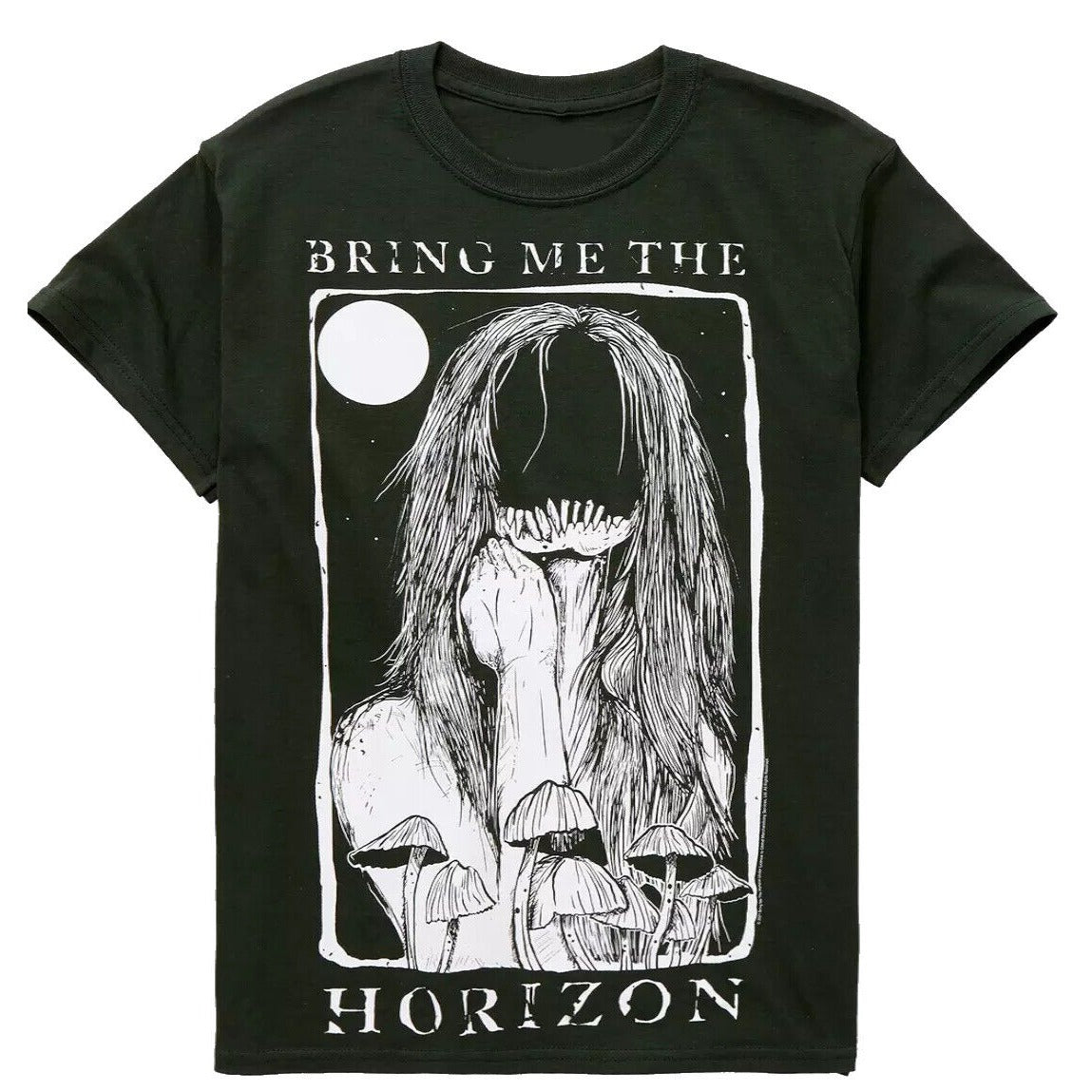 Bring Me The Horizon Mens T-shirt - BMTH Faceless / Mushrooms - Band Tees