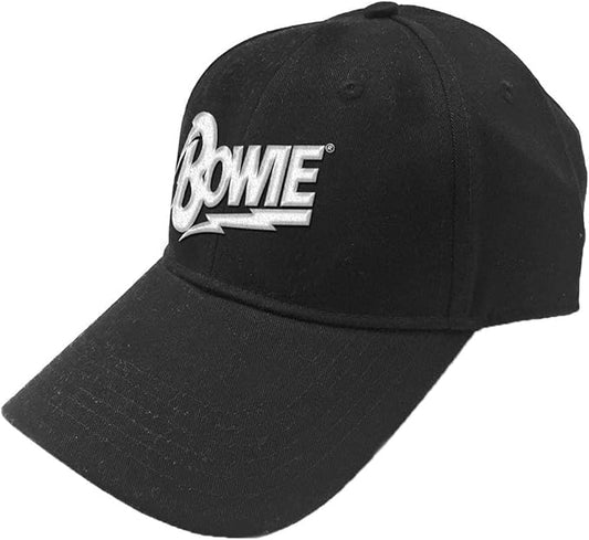 David Bowie Logo Cap Velcro- Officially Licensed