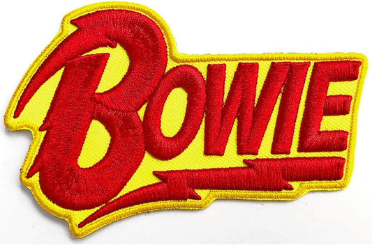 David Bowie Iron On Patch - 3D Embroidered