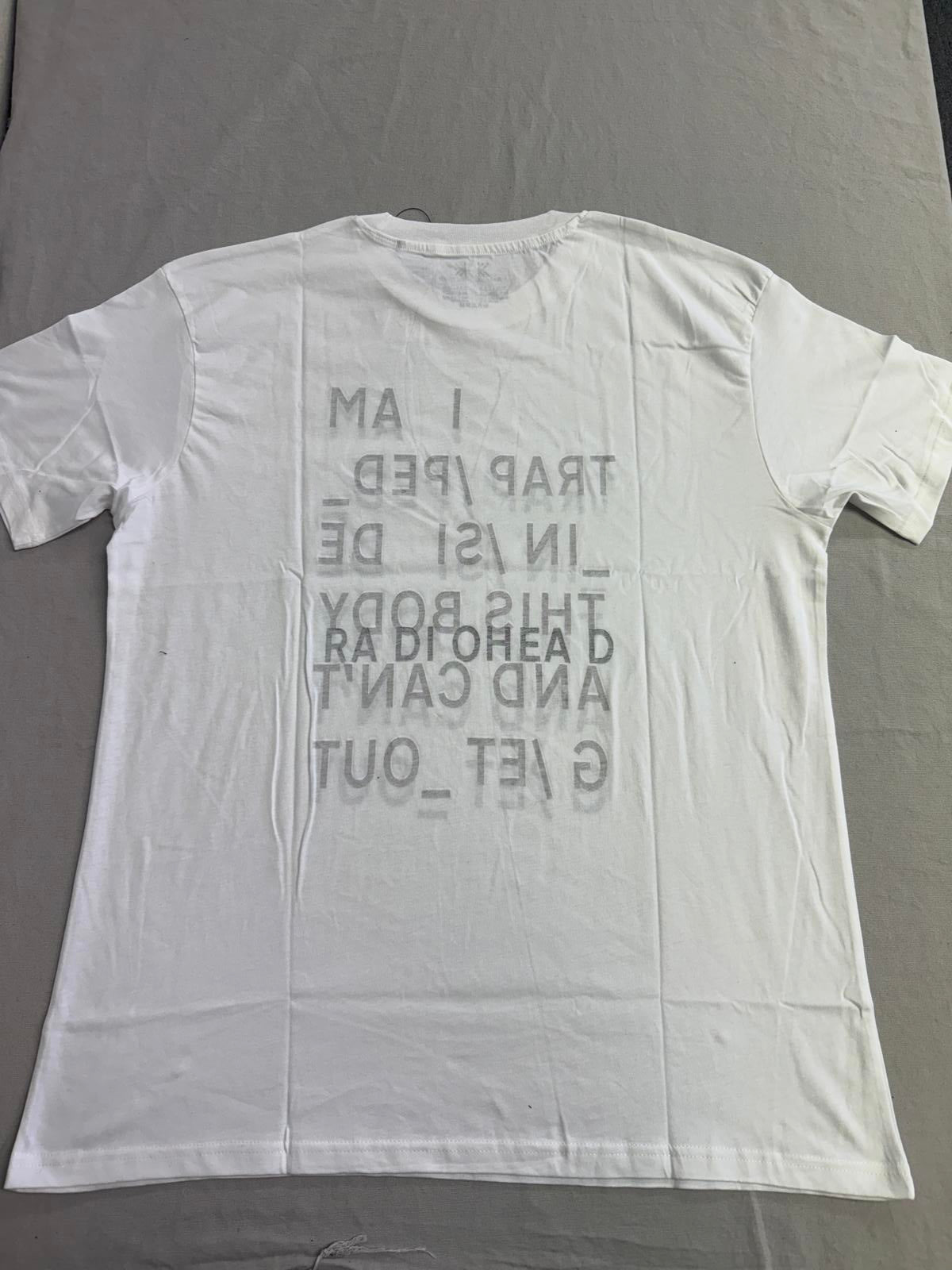 Radiohead Trapped T-shirt - In Rainbows Bodysnatchers Tee XL