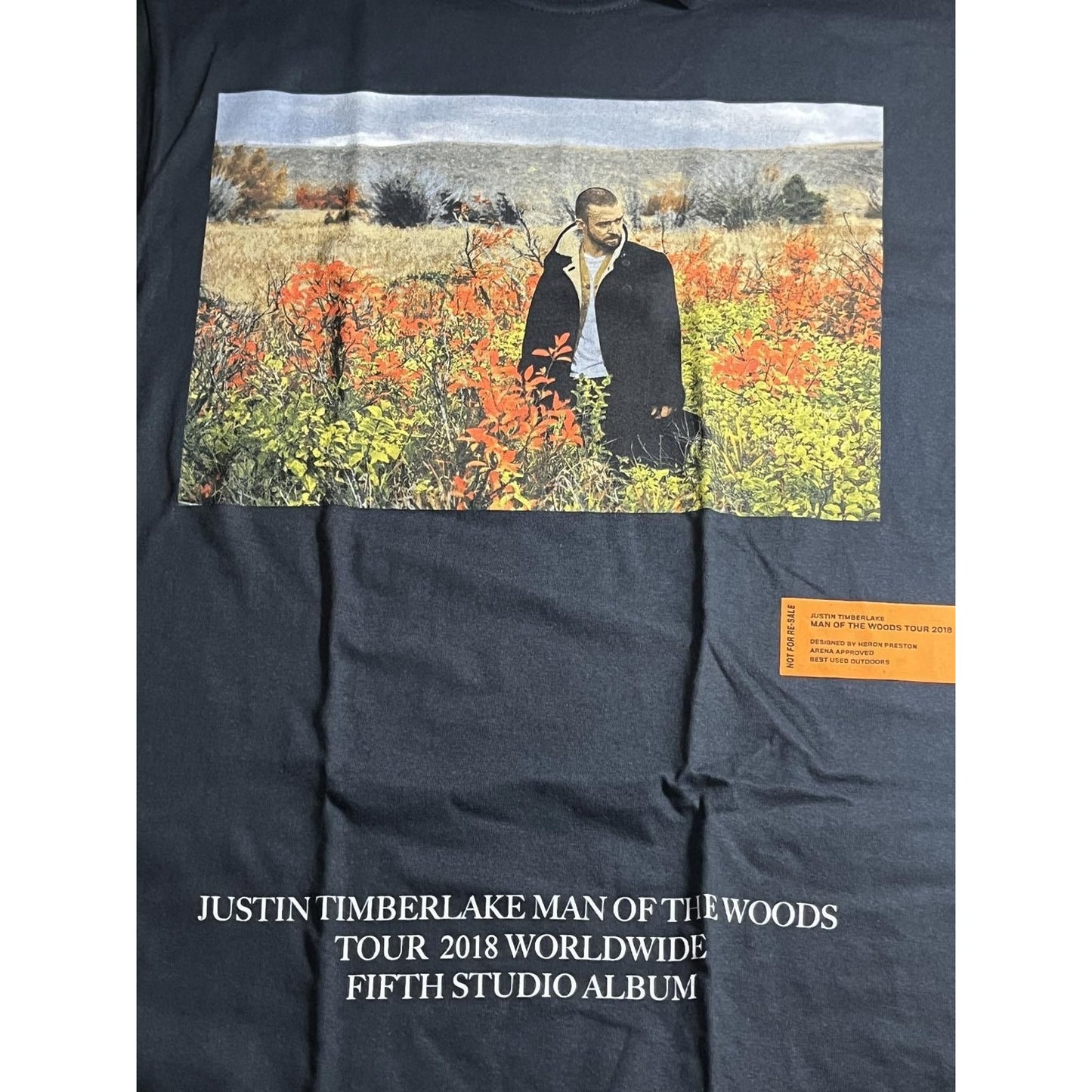 Justin Timberlake T-shirt 2018 Tour Man of the Woods - M