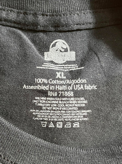 Jurassic World Movie Promo Tee - T-Rex Roar Big Face - XL