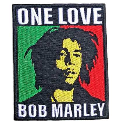 Bob Marley One Love Patch New Rock Band Iron-on Embroidered Iron on