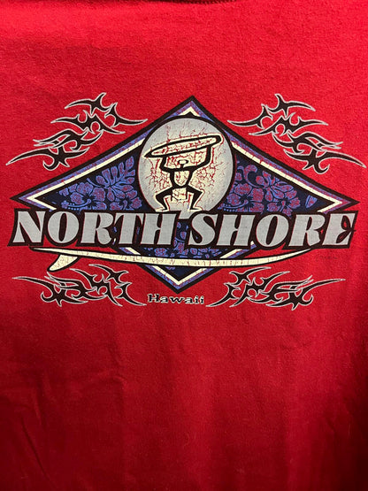Y2K Tribal T-shirt North Shore Hawaii Surf Tee VTG Shirt - L