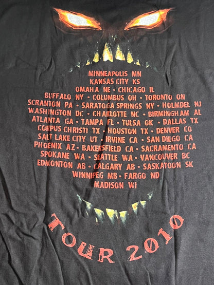 Disturbed T-shirt Asylum Release 2010 Tour Shirt 2XL