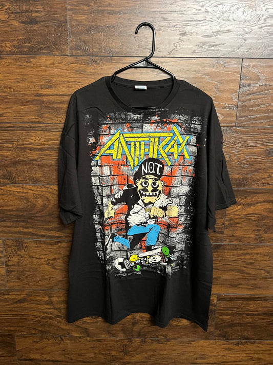 Anthrax Skater Guy T-shirt- NOT Skateboard Anthrax 2XL