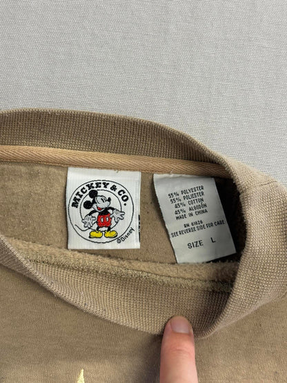 Vintage Official Mickey Mouse Crewneck Positive Attitude - L