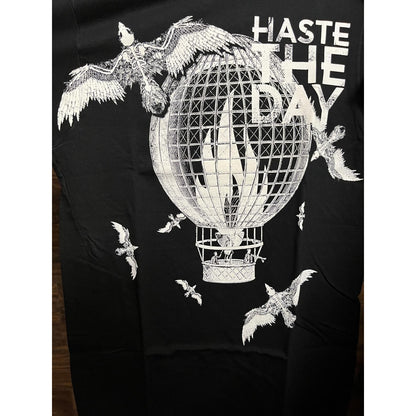 Vintage Haste the Day T-shirt - Hot Air Balloon Shirt - S