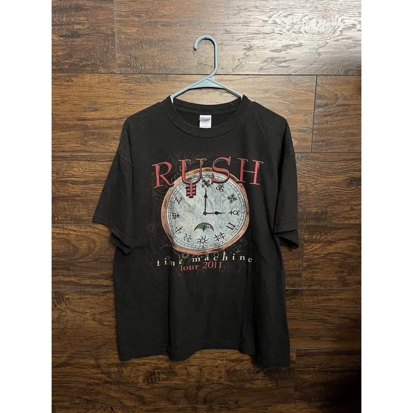 Vtg Rush T-shirt Tour Time Machine 2011 - Rush Shirt - L