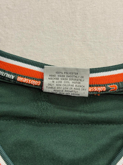 Colosseum Miami Hurricanes 19 Football Jersey Stitched XXL