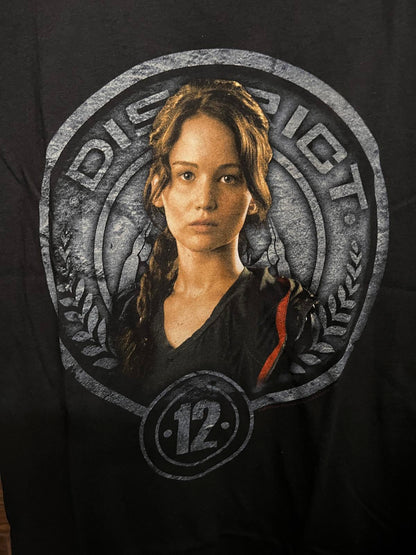 Hunger Games Movie Promo T-shirt - Katniss Jennifer Lawrence