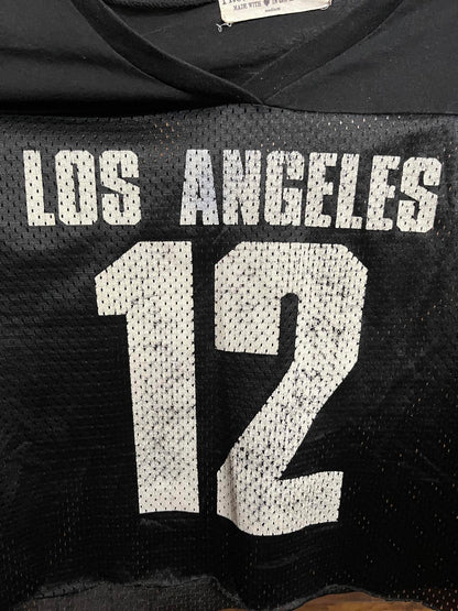Los Angeles Football Jersey #12 Woman's Project Social T -M