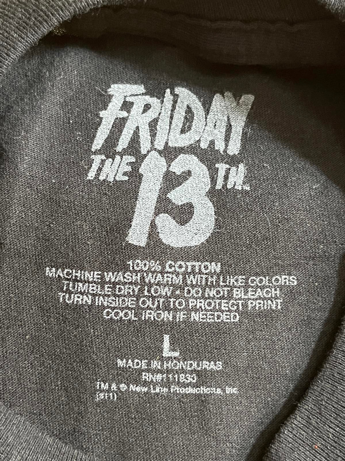 VTG Friday The 13th Movie T-shirt Jason Goalie Mask Shirt -L
