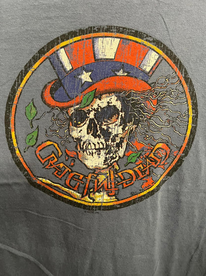 Sun Dog Grateful Dead T-shirt - Uncle Same Skeleton Tee -L