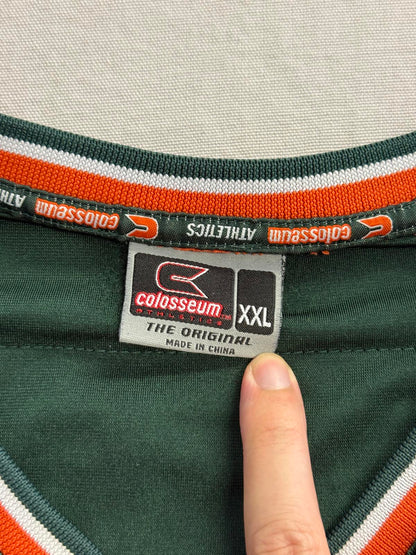 Colosseum Miami Hurricanes 19 Football Jersey Stitched XXL