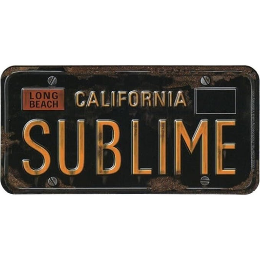 Sticker Sublime License Plate Long Beach 5x2.5 C&D Vinyl Decal Stickers