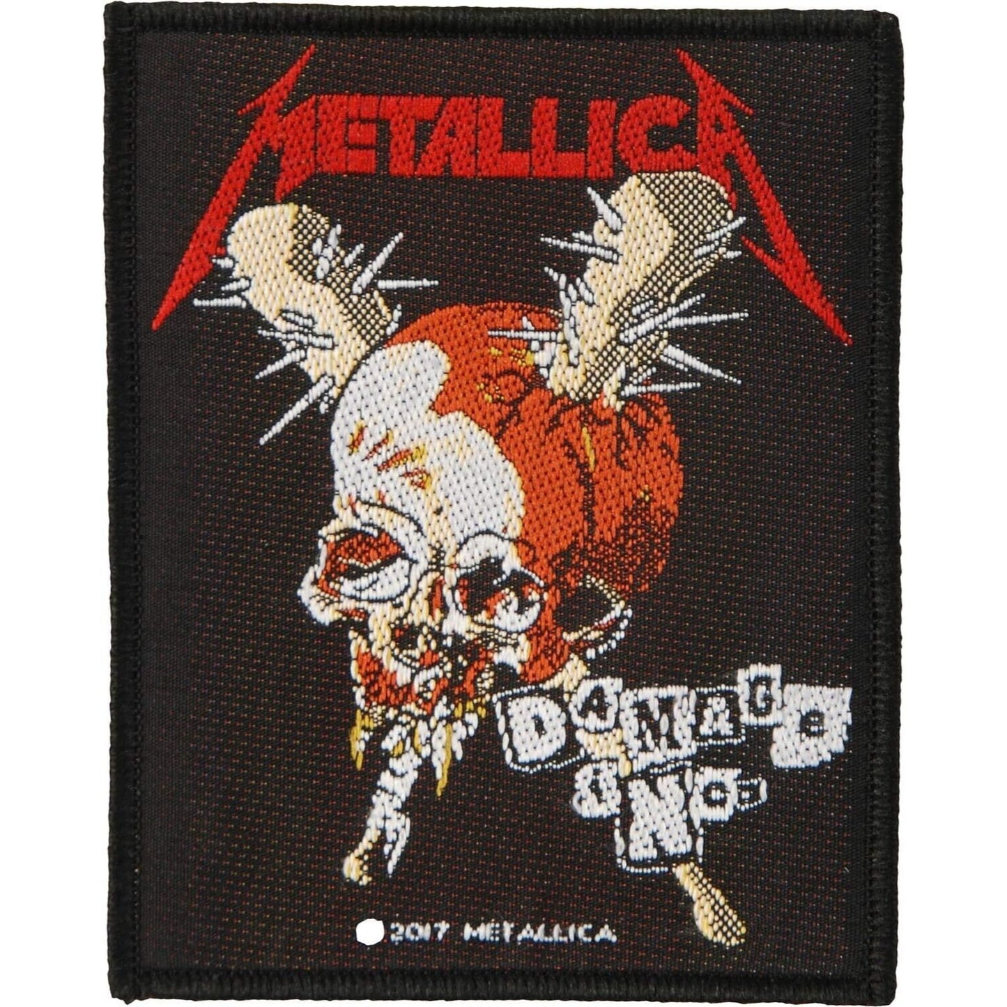 Metallica Damage Inc Patch New Rock Band Iron-on Embroidered Iron on