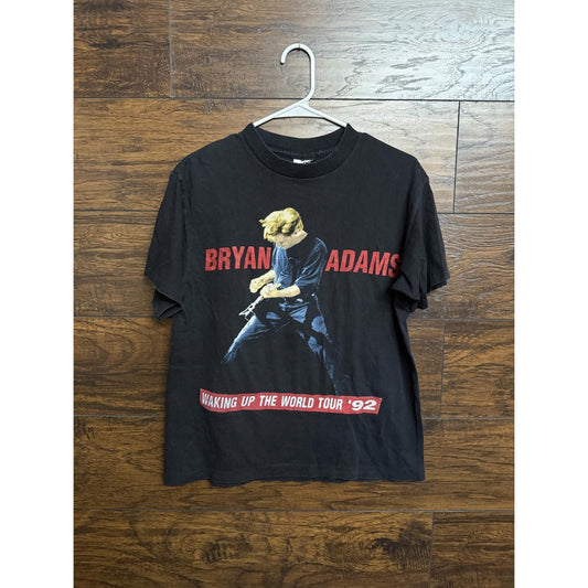 VTG Bryan Adams T-shirt Waking Up The World Tour 1992 Tee