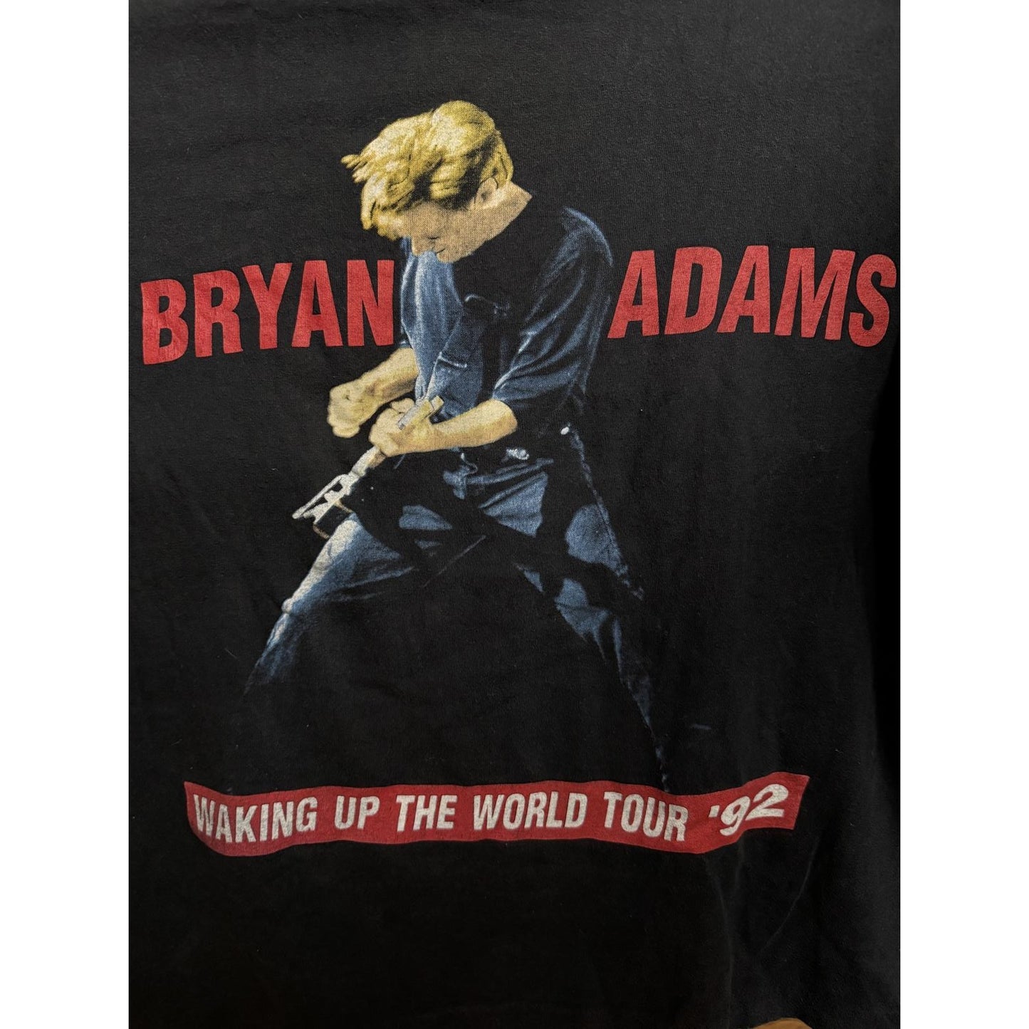 VTG Bryan Adams T-shirt Waking Up The World Tour 1992 Tee