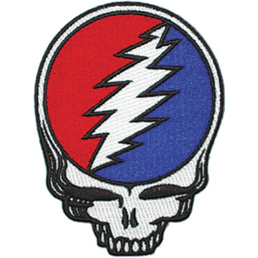 Grateful Dead Steal Your Face Patch New Rock Band Iron-on Embroidered Iron on