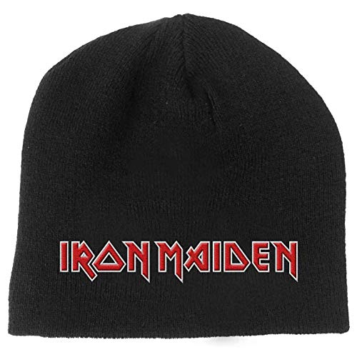 Iron Maiden Logo Beanie Skull Cap - Officially Licensed – Vintage Merch