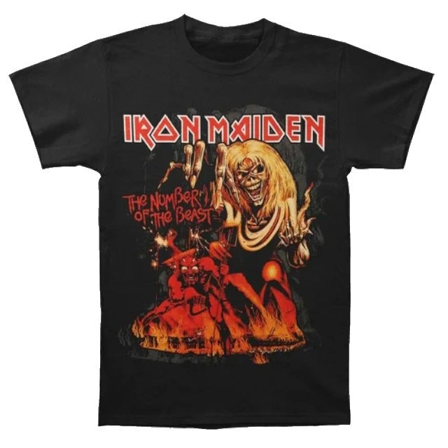 Iron Maiden Number of the Beast Mens T-shirt Officially Licensed