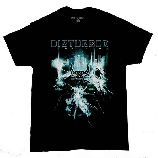 Disturbed Band Tour T-Mens T-shirt 2019 Evolution- Apocalpyse - 2 Sided