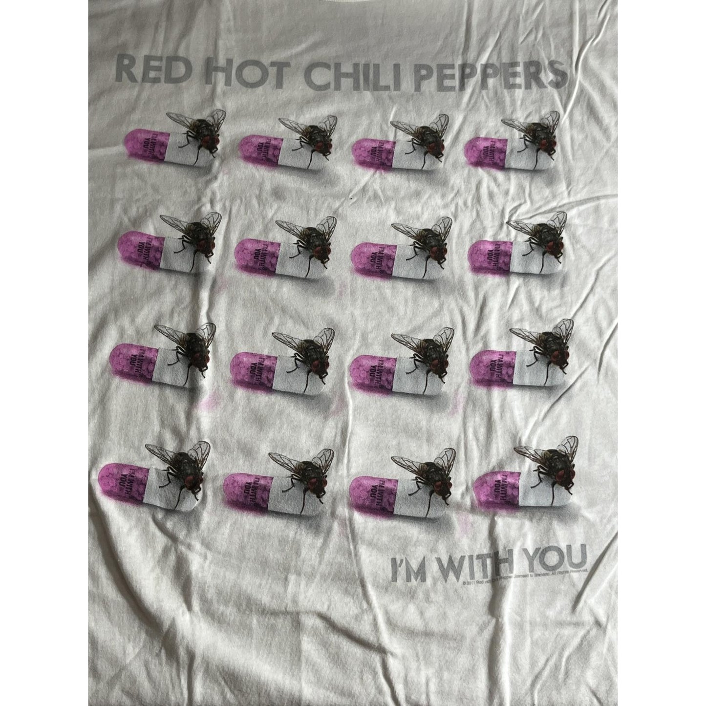 Shirt Red Hot Chili Peppers I'm With You Album RHCP T-shirt