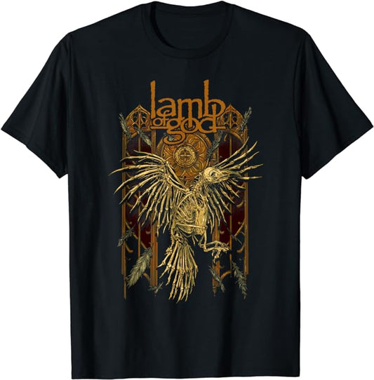 Lamb of God Crow Mens T-shirt Officially Licensed