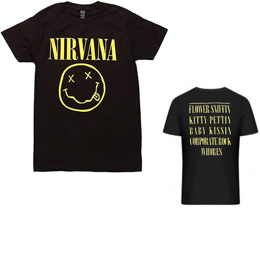 Nirvana Smiley Face Tshirt