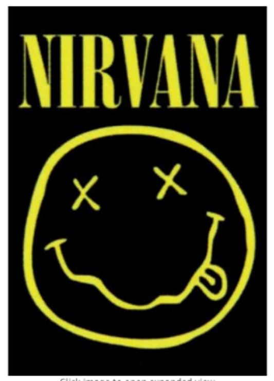 Nirvana Concert Poster 30x40 inches – Tapestry/Flags