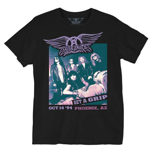 Aerosmith Band Get a Grip 1994 Mens T-shirt- Licensed